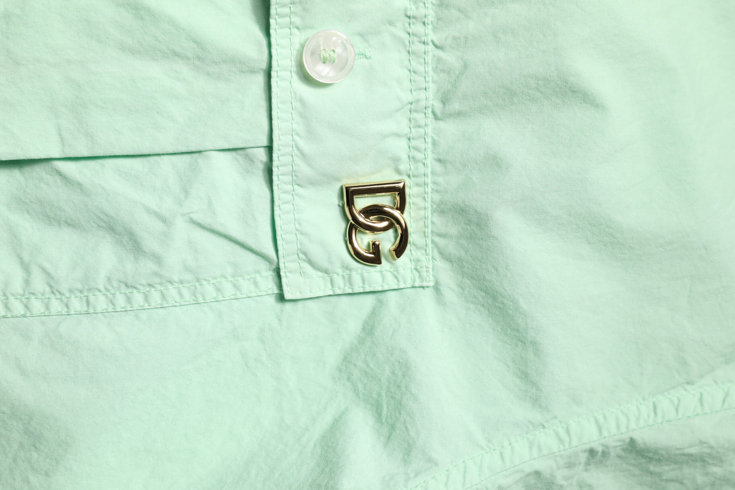 Dolce &amp; Gabbana Grünes Kurzarm-Freizeithemd aus Baumwolle für Herren