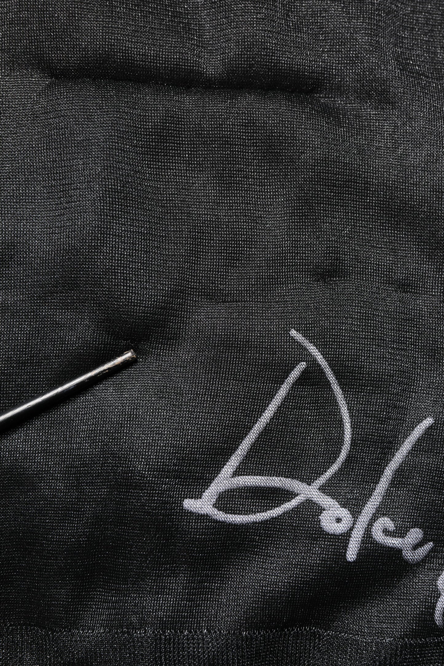 Dolce &amp; Gabbana – Schwarzer Strickpullover mit Rundhalsausschnitt und Logo