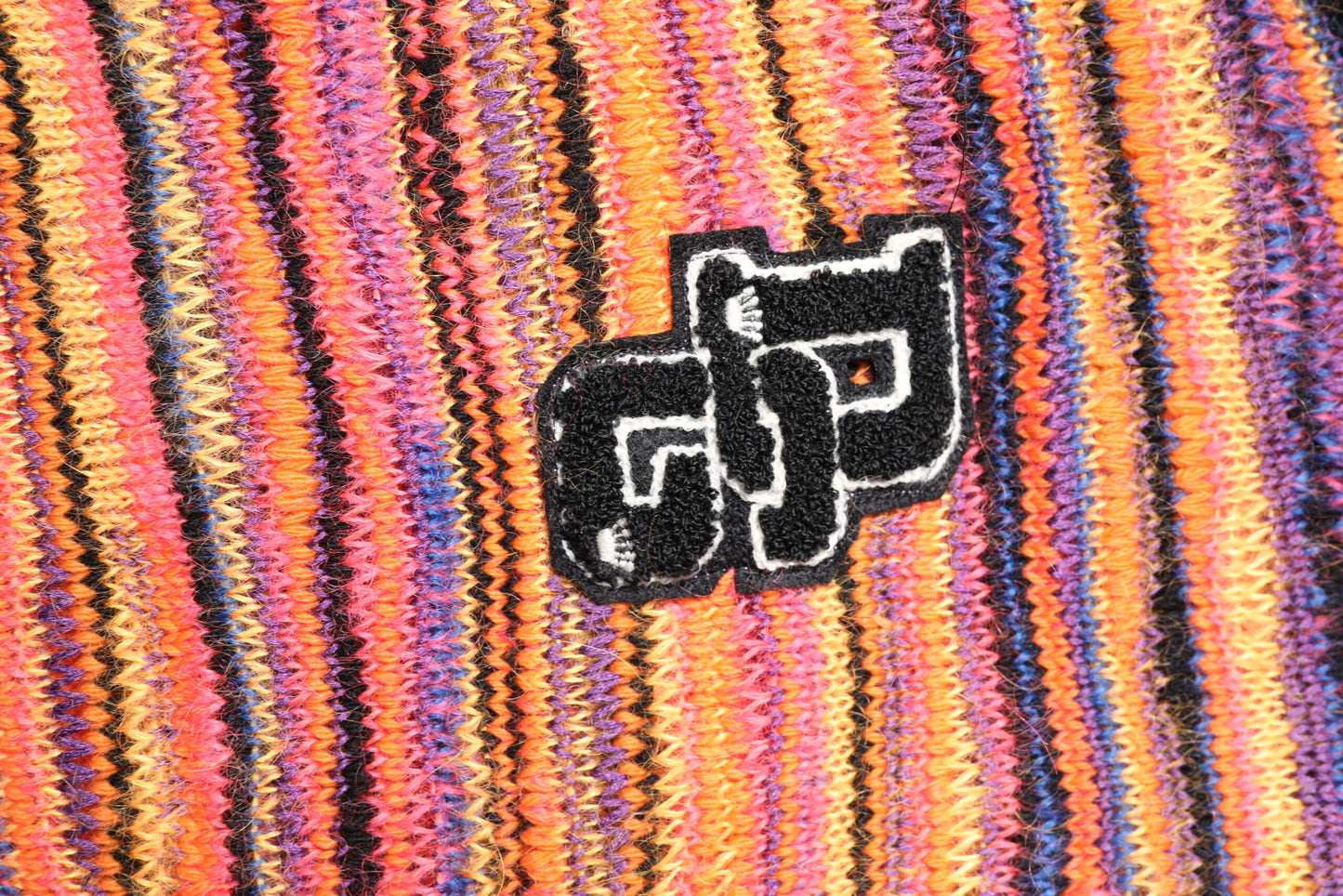 Dolce &amp; Gabbana Mehrfarbiger Wollpullover mit DGLogo-Strick