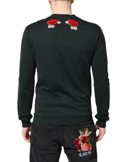 Dolce &amp; Gabbana – Schwarzer Pullover mit Paillettenverzierung