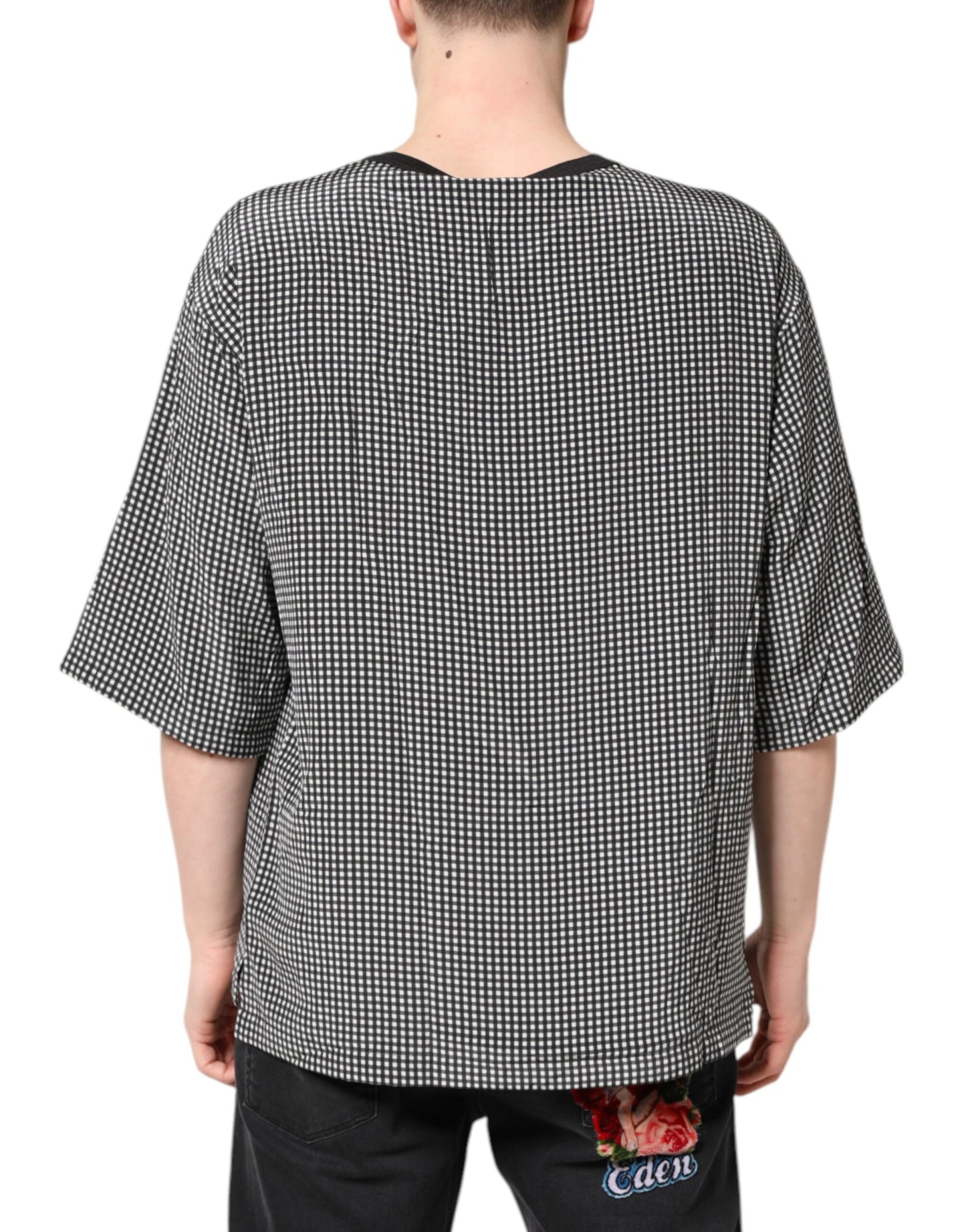 Dolce &amp; Gabbana – Schwarzes, kurzärmliges T-Shirt mit Grafikdruck