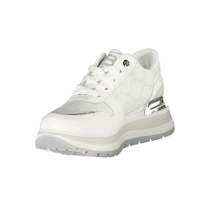 Laura Biagiotti Weißer Polyester Damen Sneaker