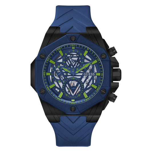 Guess Blue Synthetik-Sportuhr