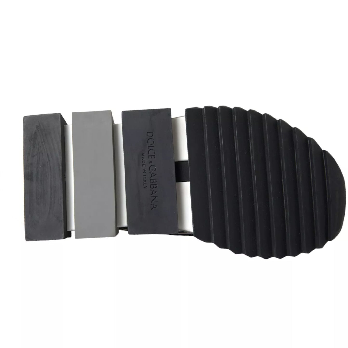 Dolce &amp; Gabbana Schwarz Weiß Slip On Sorrento Sneakers Schuhe