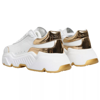 Dolce &amp; Gabbana Daymaster Low Top Sneakers in Weißgold