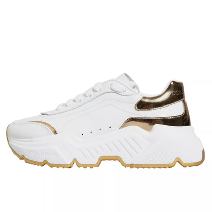Dolce &amp; Gabbana Daymaster Low Top Sneakers in Weißgold