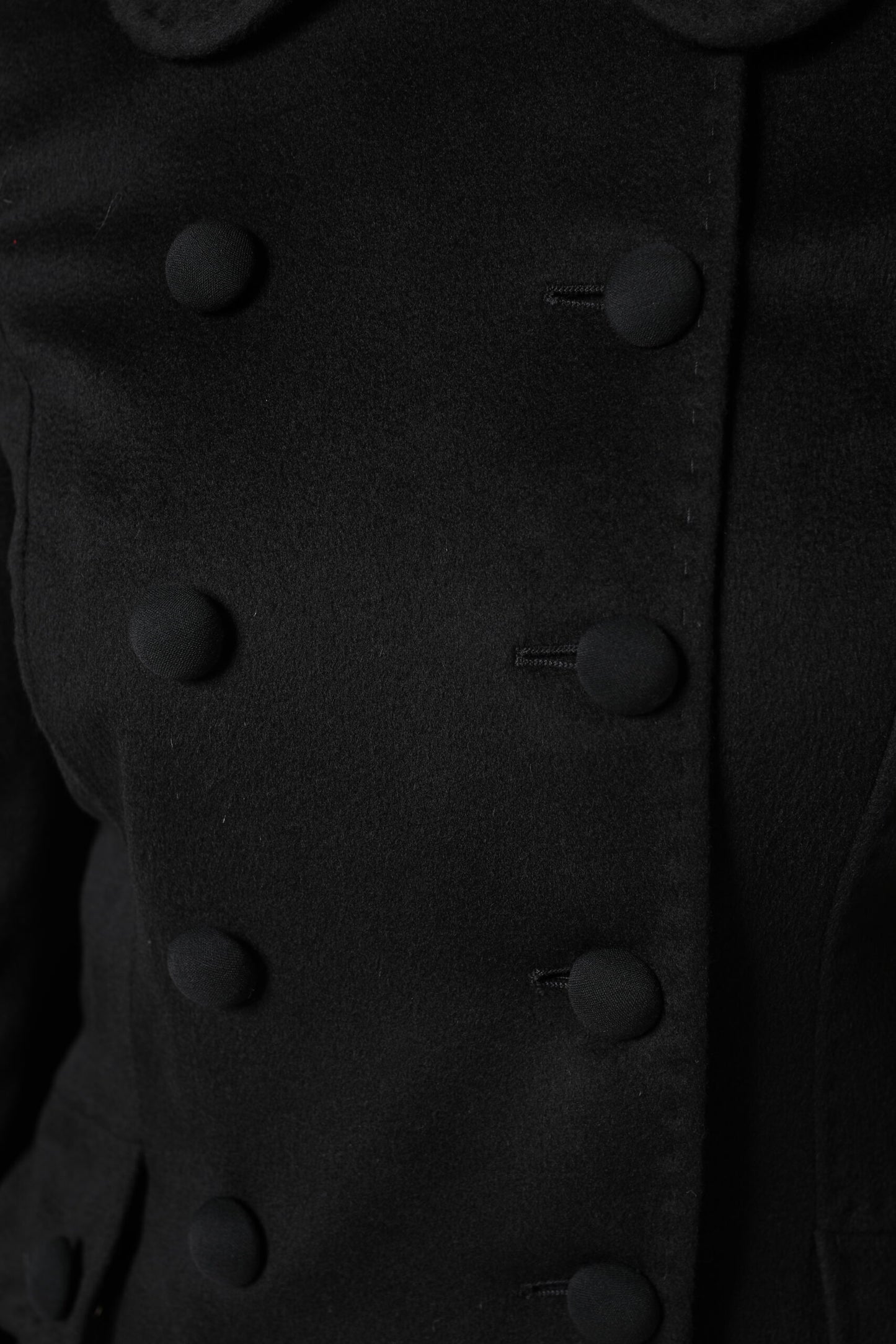 Dolce &amp; Gabbana Sartoria Italiano Blazerjacke aus schwarzer Wolle