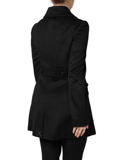 Dolce &amp; Gabbana Sartoria Italiano Blazerjacke aus schwarzer Wolle