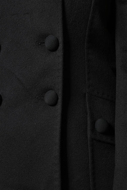 Dolce &amp; Gabbana Sartoria Italiano Blazerjacke aus schwarzer Wolle