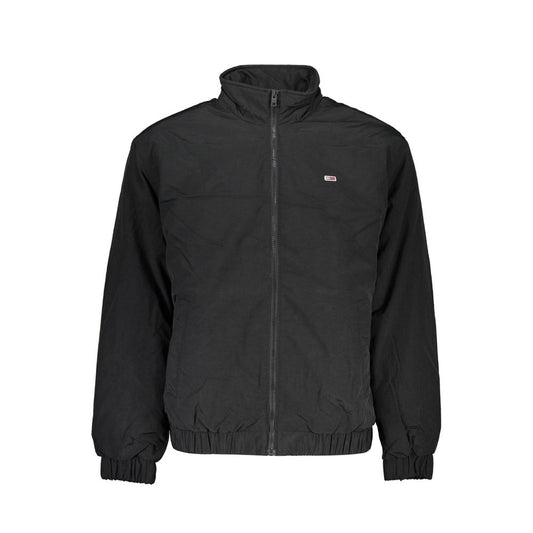 Tommy Hilfiger – Schwarze Herrenjacke aus recyceltem Nylon