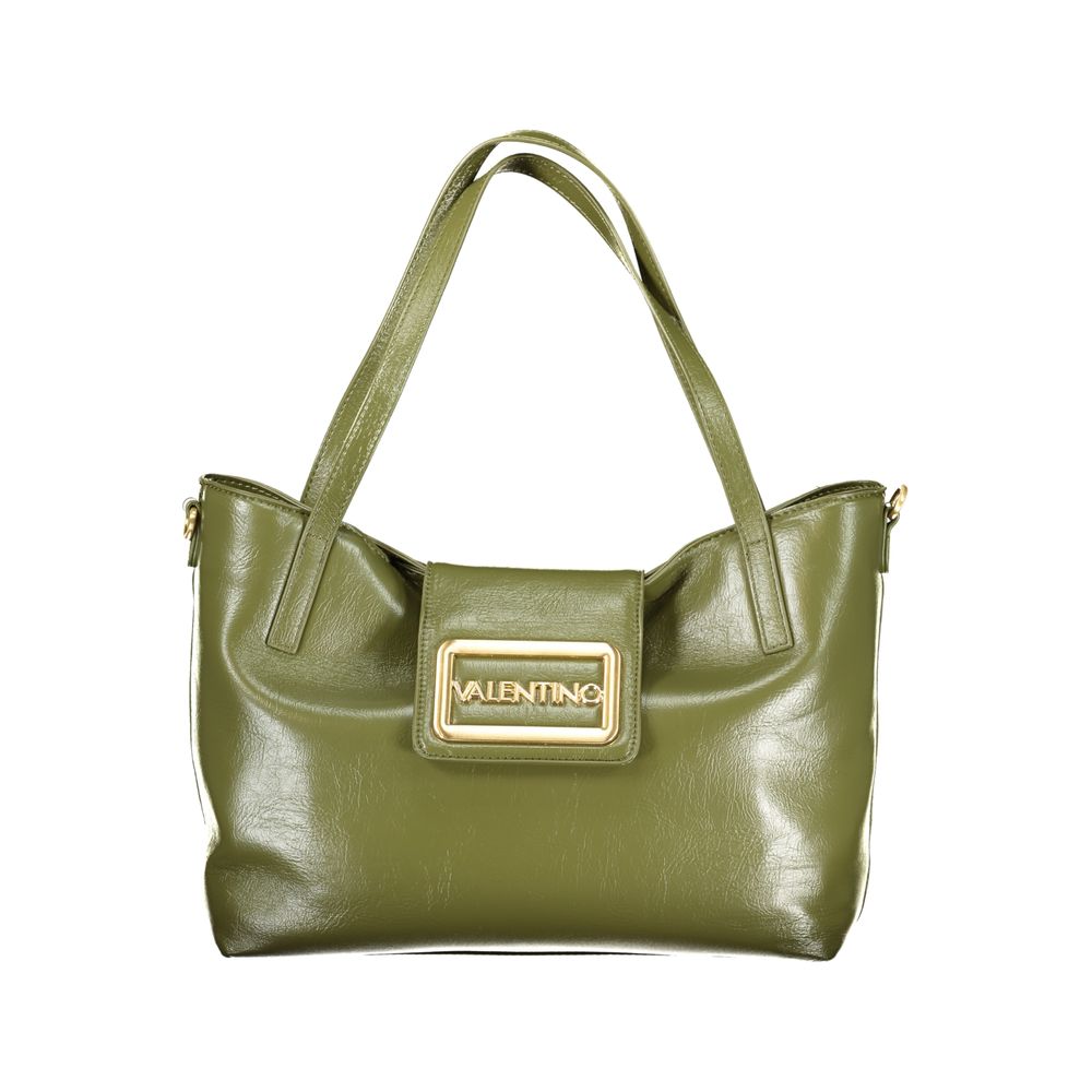 Mario Valentino Grüne Polyethylen Damenhandtasche