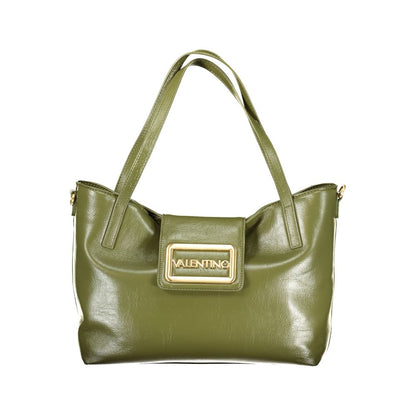 Mario Valentino Grüne Polyethylen Damenhandtasche