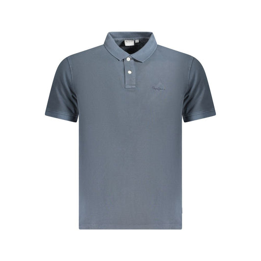 Blaues Poloshirt aus Baumwolle von Pepe Jeans