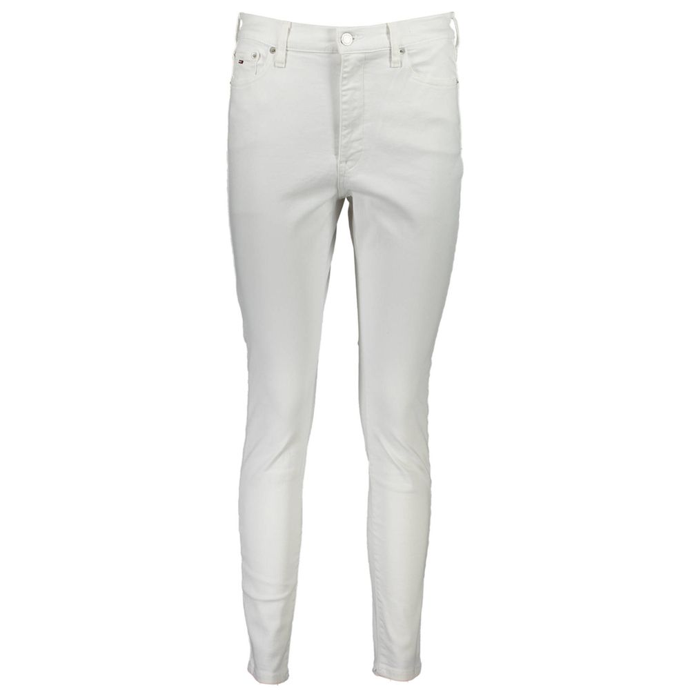 Tommy Hilfiger – Weiße Baumwolljeans für Damen