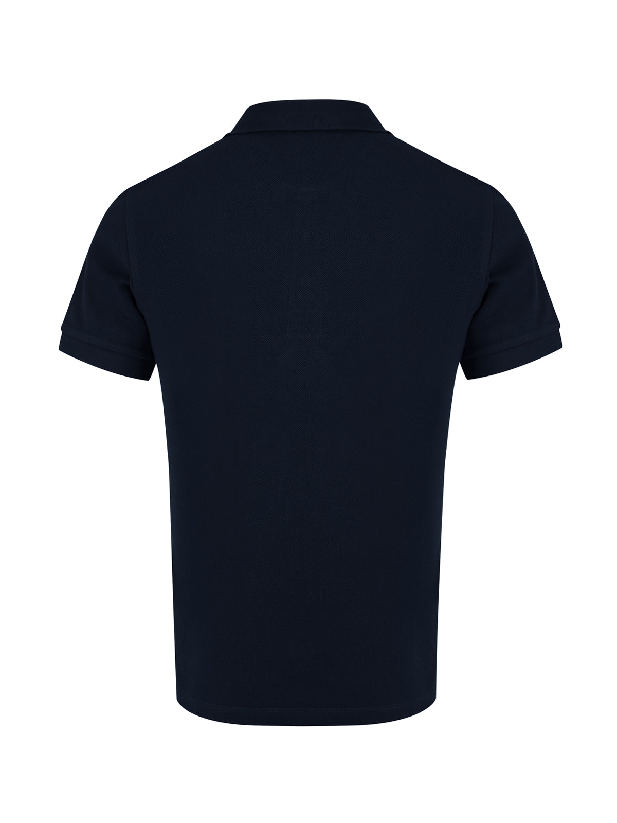 Burberry – Poloshirt aus Baumwolle mit Kragen in Marineblau