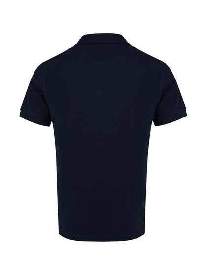 Burberry – Poloshirt aus Baumwolle mit Kragen in Marineblau
