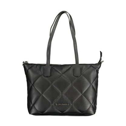 Mario Valentino Schwarze Polyethylen-Handtasche