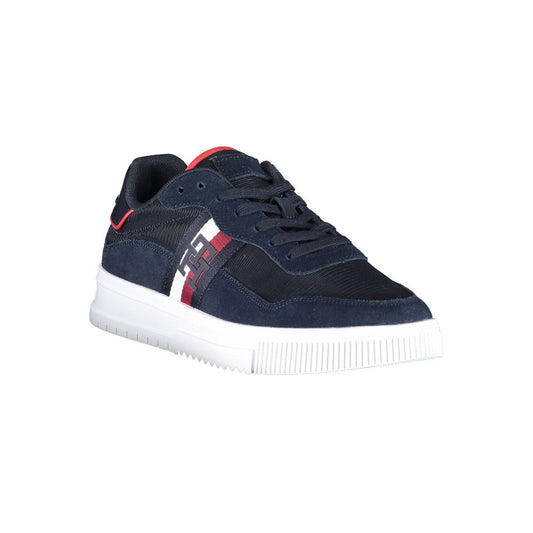 Tommy Hilfiger – Blaue Polyester-Sneaker für Herren