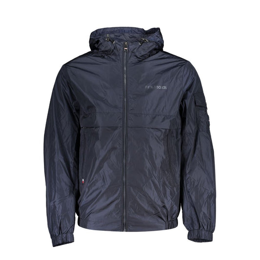 Tommy Hilfiger – Blaue Nylonjacke für Herren