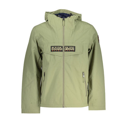 Napapijri Grüne Polyester-Herrenjacke