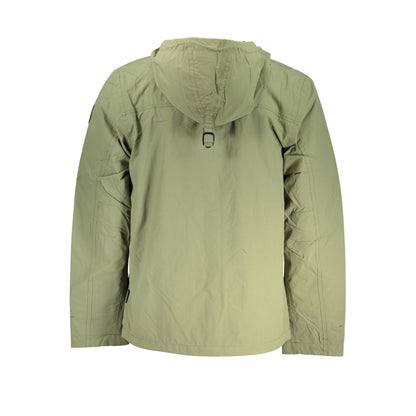 Napapijri Grüne Polyester-Herrenjacke