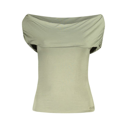 Guess Jeans Grünes Modal Damen T-Shirt