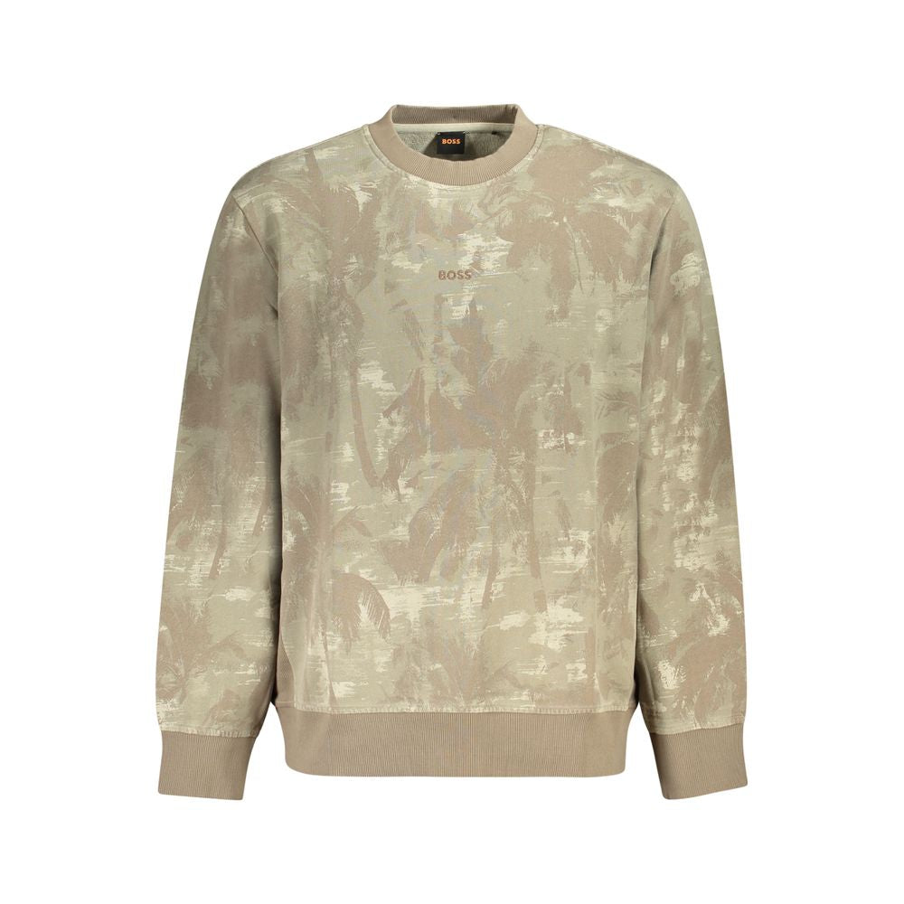 Hugo Boss Brauner Baumwollpullover für Herren