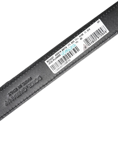 Dolce &amp; Gabbana – Mehrfarbiger Gürtel aus Jacquard-Leder mit Metallschnalle