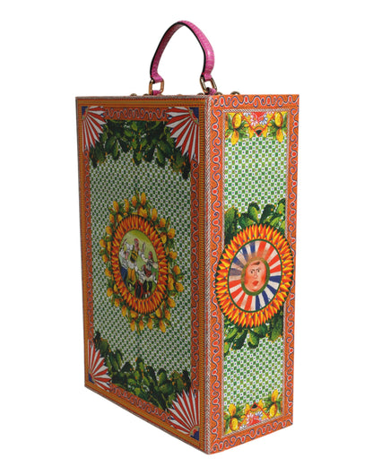 Dolce &amp; Gabbana Schwarzes Kleid Keramik Porzellan Mode Leder Sicily Dolls