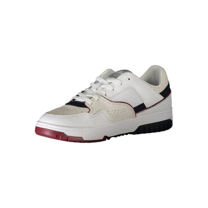 Tommy Hilfiger – Weiße Polyethylen-Sneaker für Herren