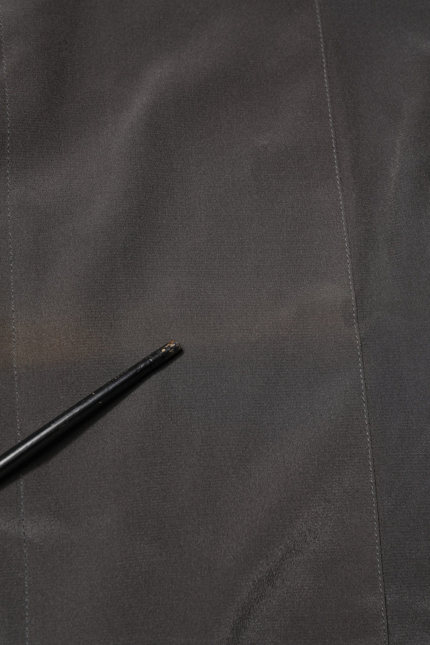 Dolce & Gabbana Dark Gray Silk GOLD Dress Formal Shirt