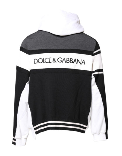 Dolce &amp; Gabbana – Mehrfarbiger Kapuzenpullover mit Logo