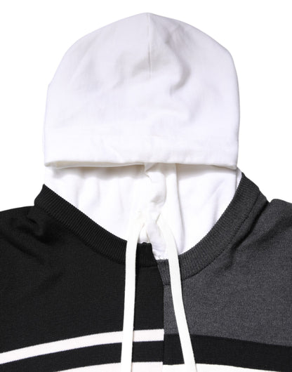 Dolce &amp; Gabbana – Mehrfarbiger Kapuzenpullover mit Logo