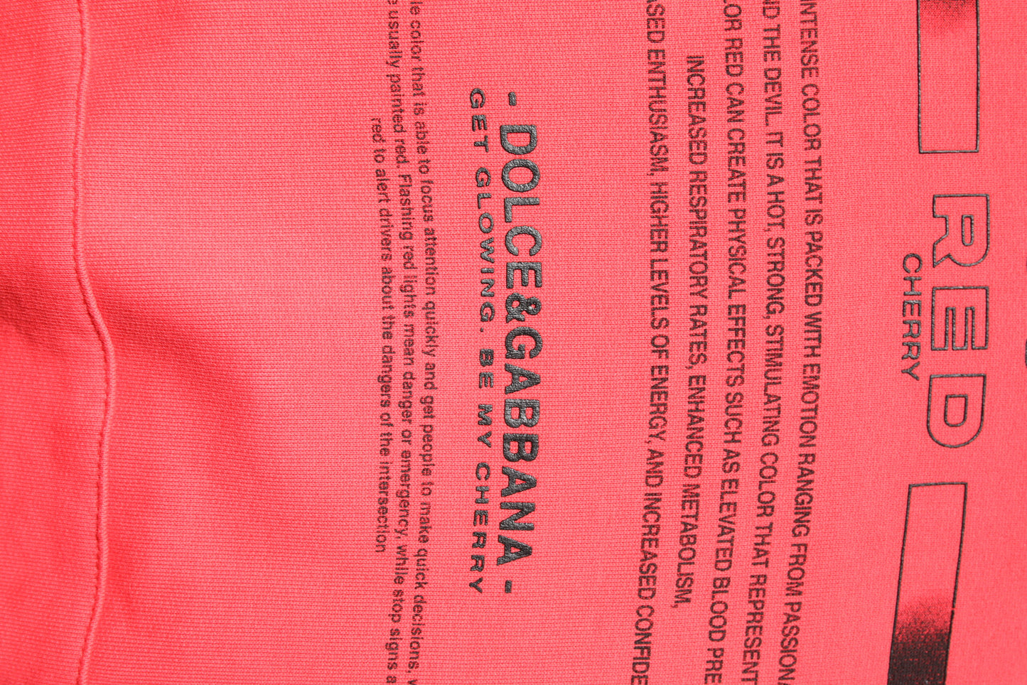 Dolce &amp; Gabbana – Kapuzenpullover mit rotem Logo-Aufdruck