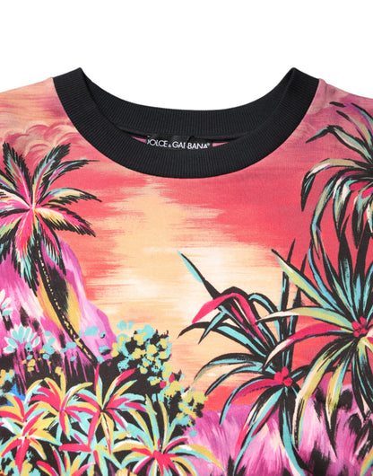 Dolce &amp; Gabbana Pullover mit Rundhalsausschnitt und mehrfarbigem Print