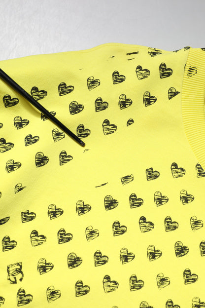 Dolce &amp; Gabbana Gelber Pullover mit Rundhalsausschnitt für Herren