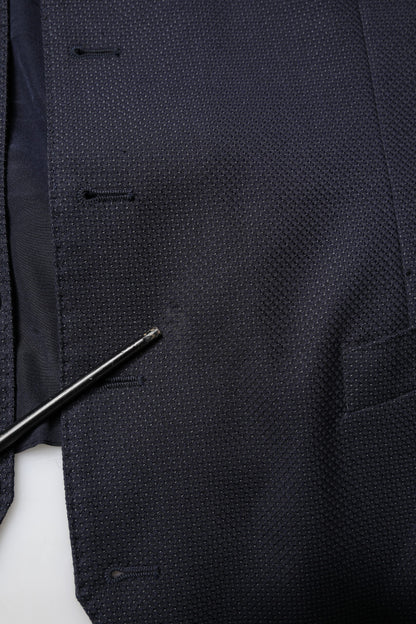 Dolce &amp; Gabbana Schwarze Wollweste, formelle Weste