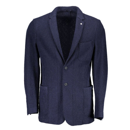 Gant Blaue Wolljacke für Herren