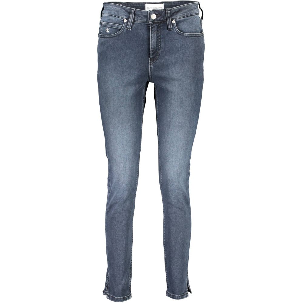 Calvin Klein Damen Skinny Jeans aus blauer Baumwolle