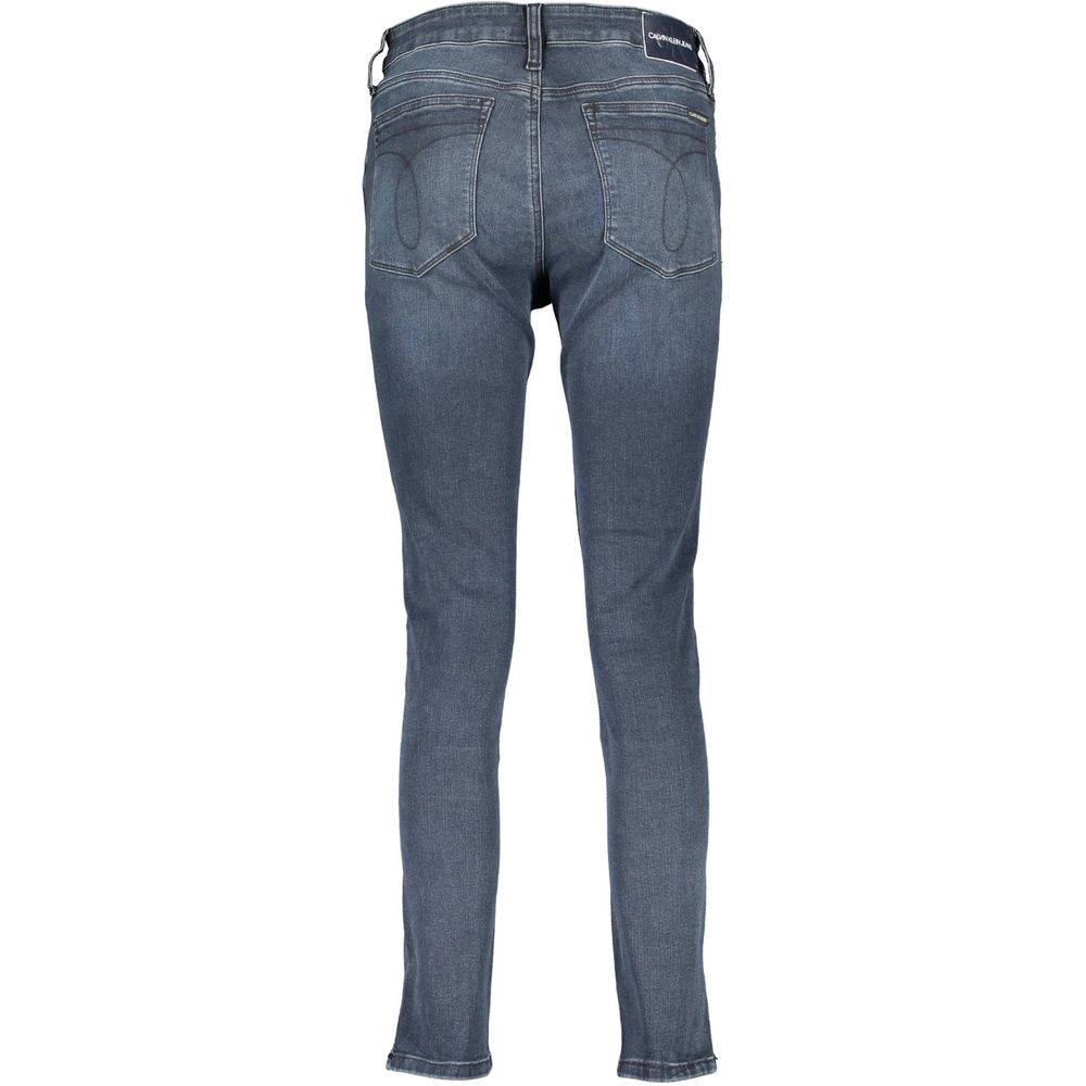 Calvin Klein Damen Skinny Jeans aus blauer Baumwolle