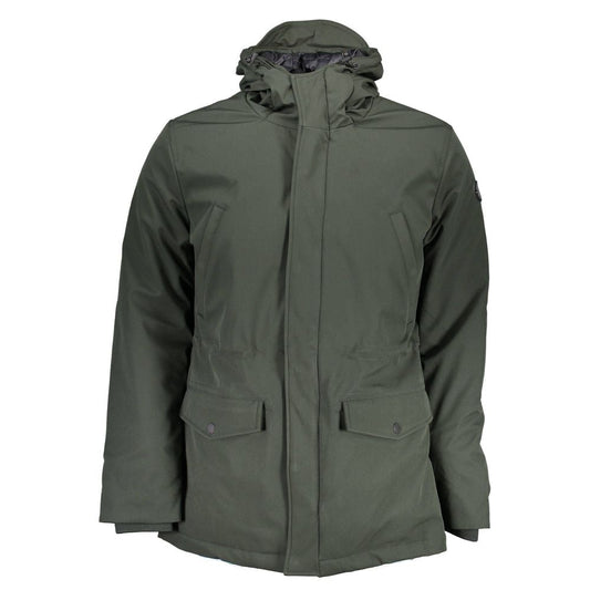 US POLO ASSN. Grüne Polyester-Herrenjacke
