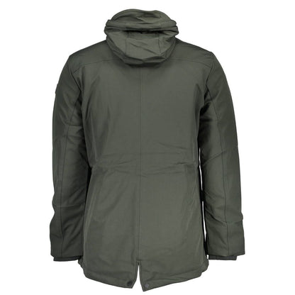 US POLO ASSN. Grüne Polyester-Herrenjacke
