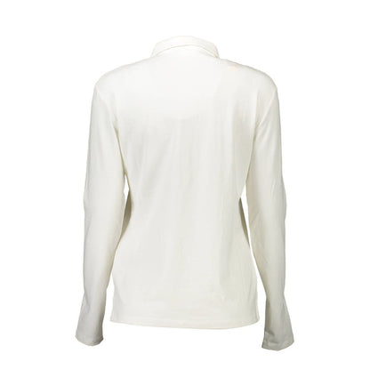 U.S. POLO ASSN. White Cotton Women Polo Shirt