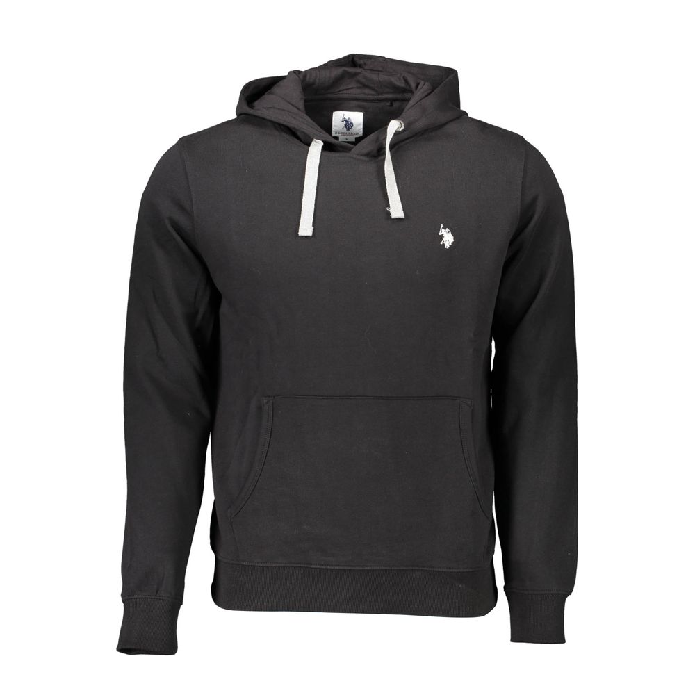 US POLO ASSN. Schwarzer Baumwollpullover für Herren
