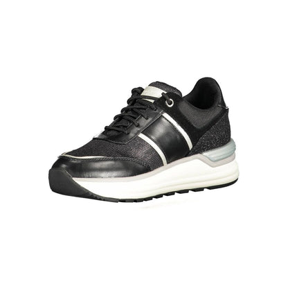 US POLO ASSN. Schwarzer Polyester-Sneaker