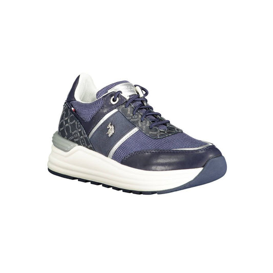 US POLO ASSN. Blaue Polyester-Damen-Sneaker