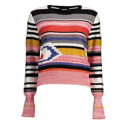 Desigual Roter Viskose-Pullover für Damen