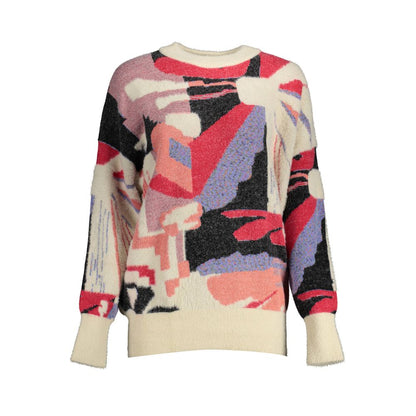 Desigual Weißer Viskose-Pullover für Damen