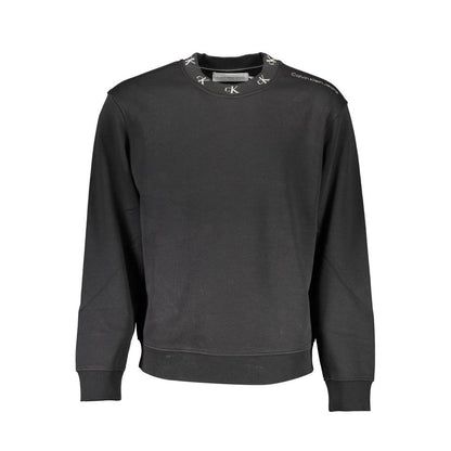 Calvin Klein Herrenpullover aus schwarzer Baumwolle