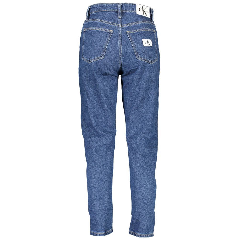 Calvin Klein Blaue Baumwolljeans für Damen
